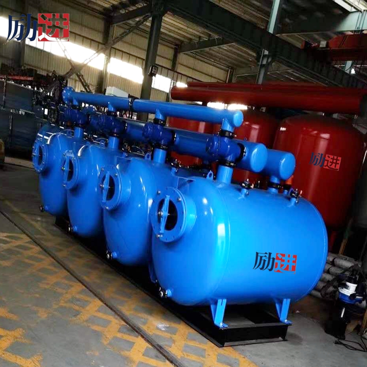 臥式淺層介質過濾器4單元 臥式淺層介質過濾器4單元